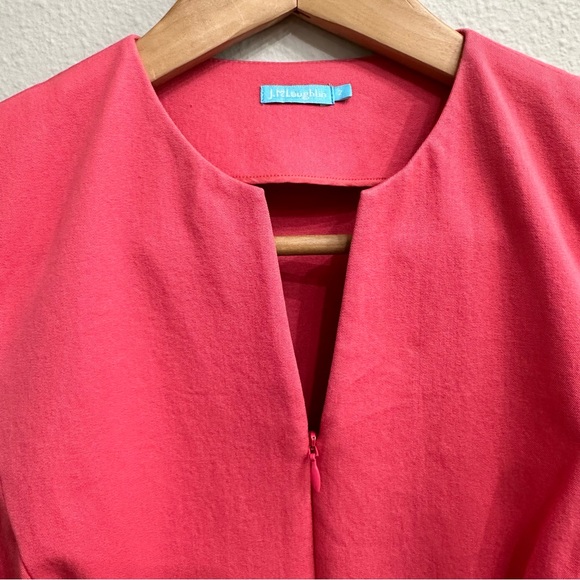 J. McLaughlin Hudson Dress Front Zip
Stretch, Coral Pink Size 2 - Picture 3 of 8